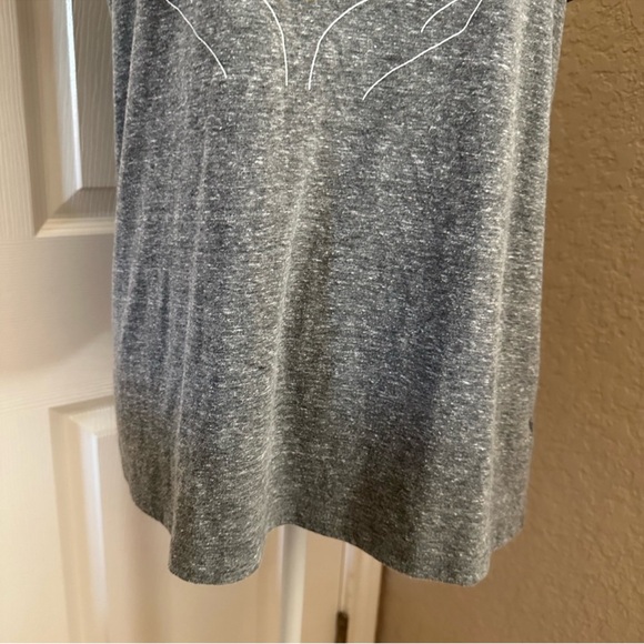 Torrid-strong in This Together Slim Fit Grey Crew Tee- Size 00 - Picture 3 of 8